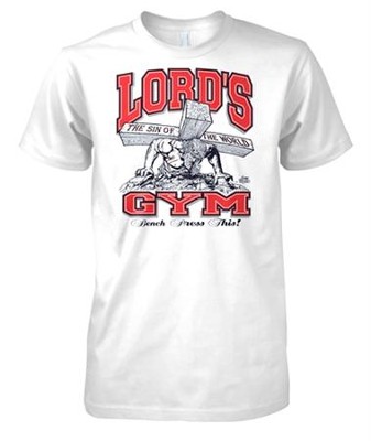 Lord's Gym T-Shirt, White, XX-Large (50-52) - Christianbook.com