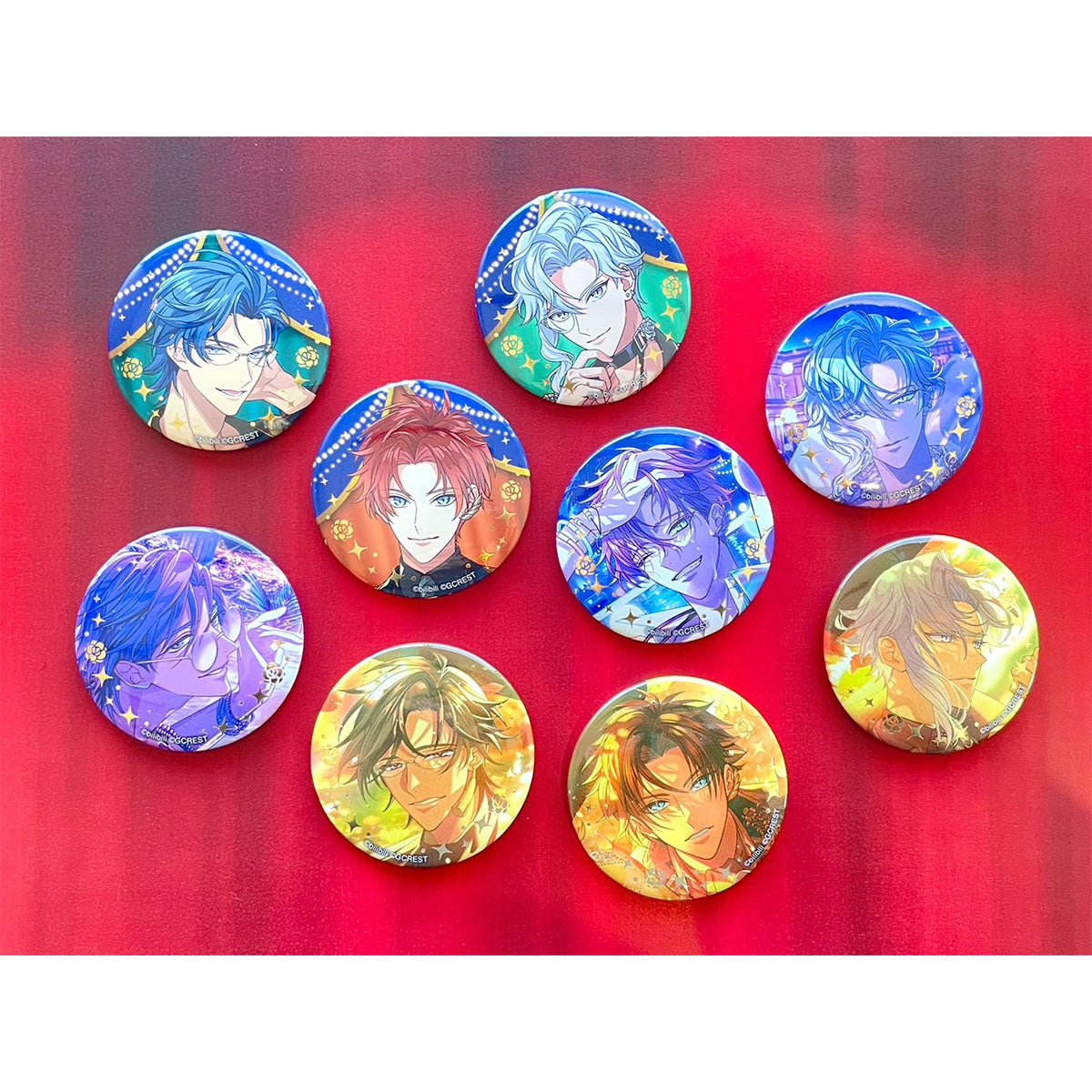 夢職人と忘れじの黒い妖精 スポットライトの下の君へ 箔押し缶バッジ