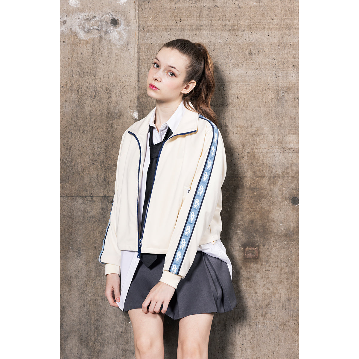 SWANK Latest Model Track Jacket (Cream) – GCRESTORE ジークレストア