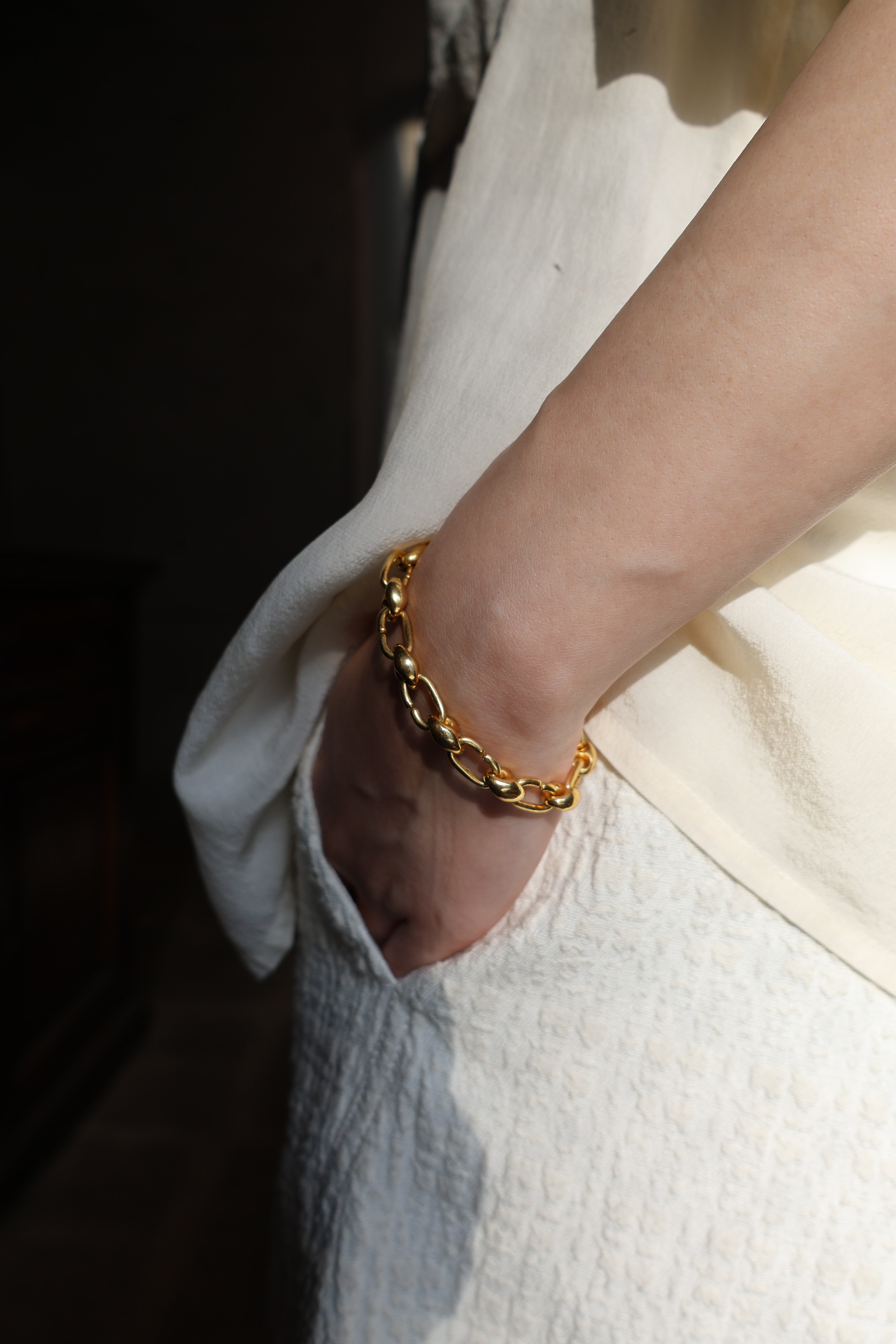 middle puff bracelet – GAGAN