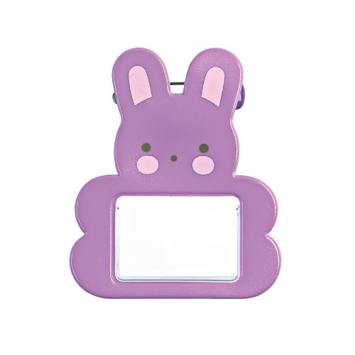 2026新学期用品|うさぎ型名札 藤 （10個）|学研の保育用品