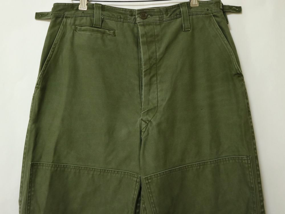 稀少! 70s オランダ軍 実物 ビンテージ ユーロ ミリタリー ダブルニー