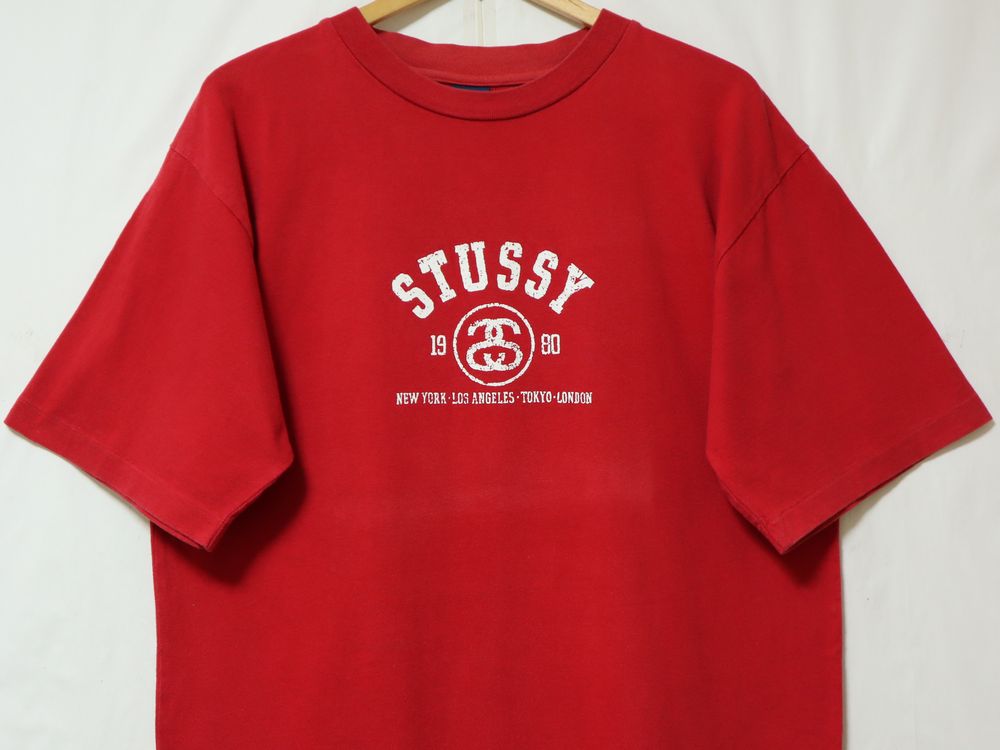 90s OLD STUSSY DESIGNED IN USA ビンテージ オールド ステューシー 紺