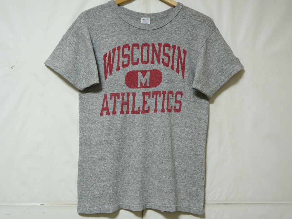 80s USA製 Champion トリコタグ ビンテージ チャンピオン 染み込み