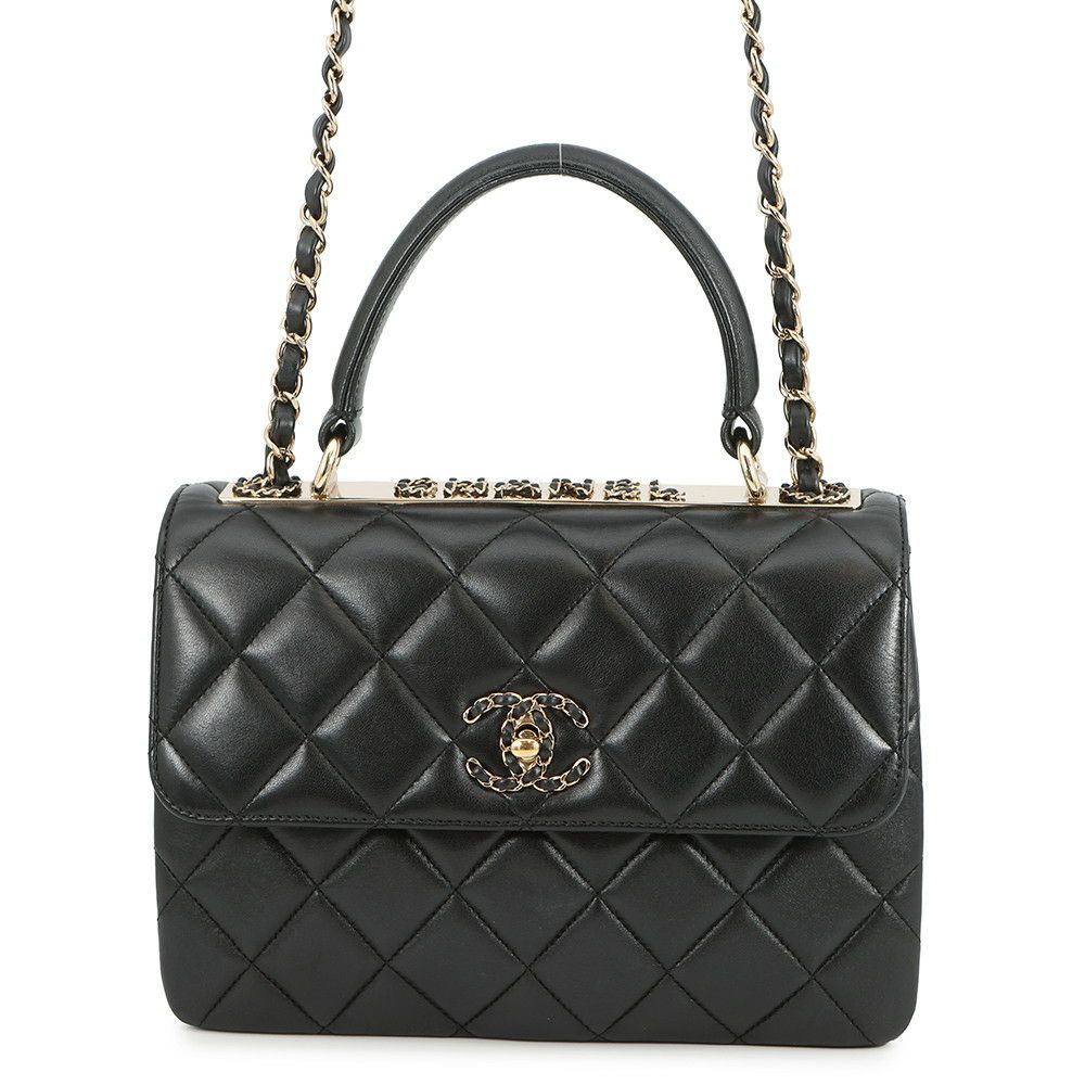 シャネル ハンドバッグ マトラッセ ココハンドル ミニミニ キャビア