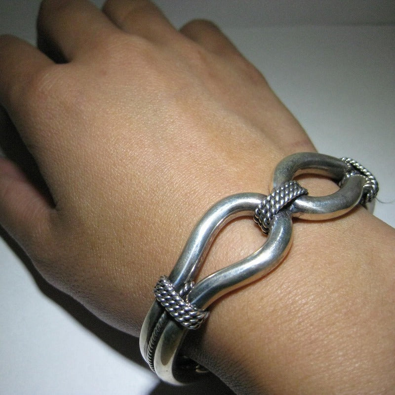 Horse whisperer Bracelet(L) by Steve Arviso – Gallup Trading