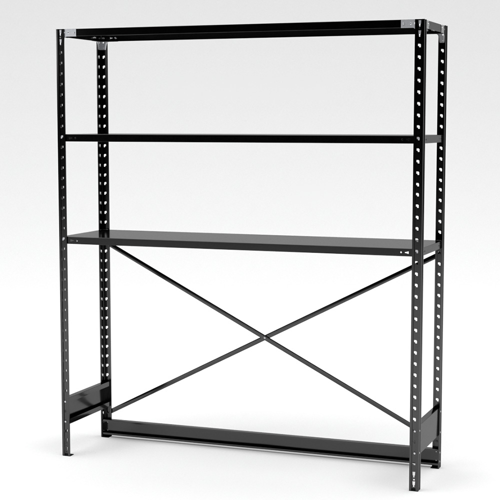 抗菌ABラック 下段開放タイプ 幅181.2×奥行46.2×高さ210cm (スチール