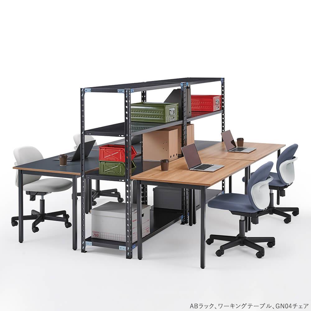 抗菌 ABラック 4段タイプ 幅151.2cm 高さ180cm 奥行46.2cm (スチール