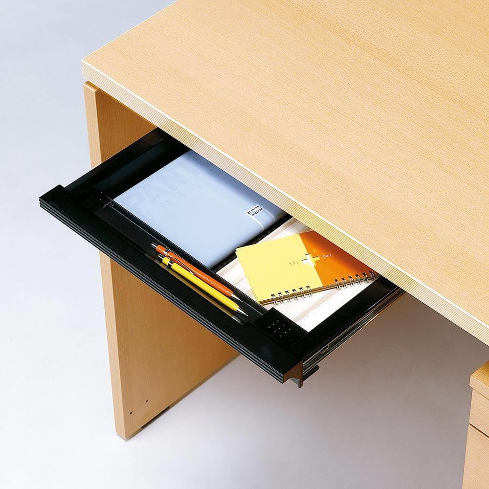 オフィス家具 デスク パソコンデスク専用 引出し 鍵付き 白・黒 A3