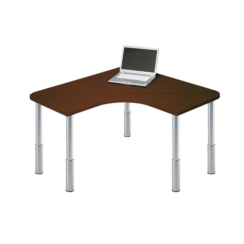 デスク D2 天板Lタイプ 上下昇降脚 幅120cm 奥行120cm パソコンデスク