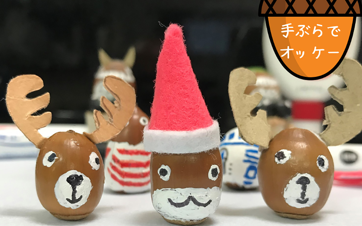 12/19(日)【無料・親子で楽しむどんぐりアート】参加者募集中