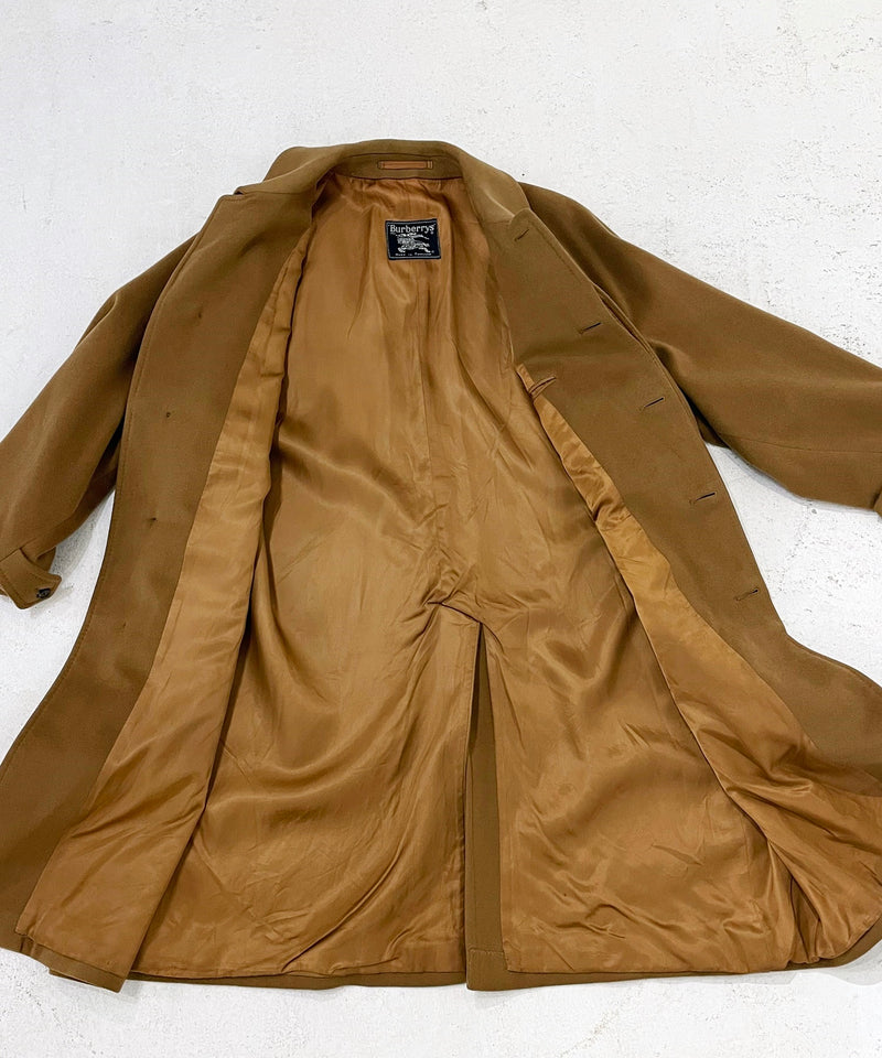 80's VINTAGE BURBERRY Balmacaan Coat cashmere 80年代 ヴィンテージ