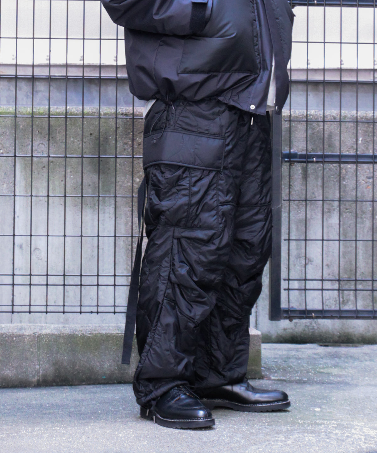 elephant TRIBAL fabrics / CutOff Quilting Cargo Pants エレファント