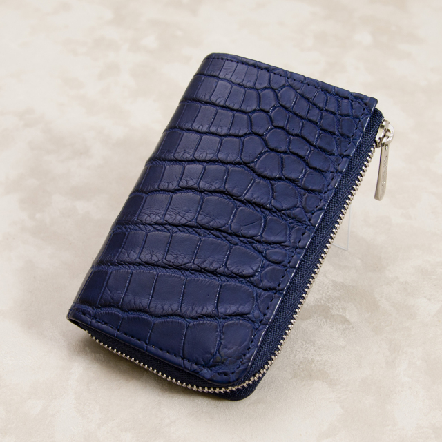 クロコダイルマルチカードキーケース[K1601] クロコダイルレザー