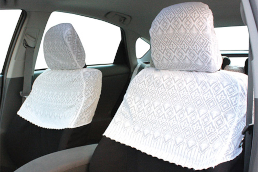 トヨタ GX-61 マークII 純正 白レースハーフシートカバー 当時物 純正