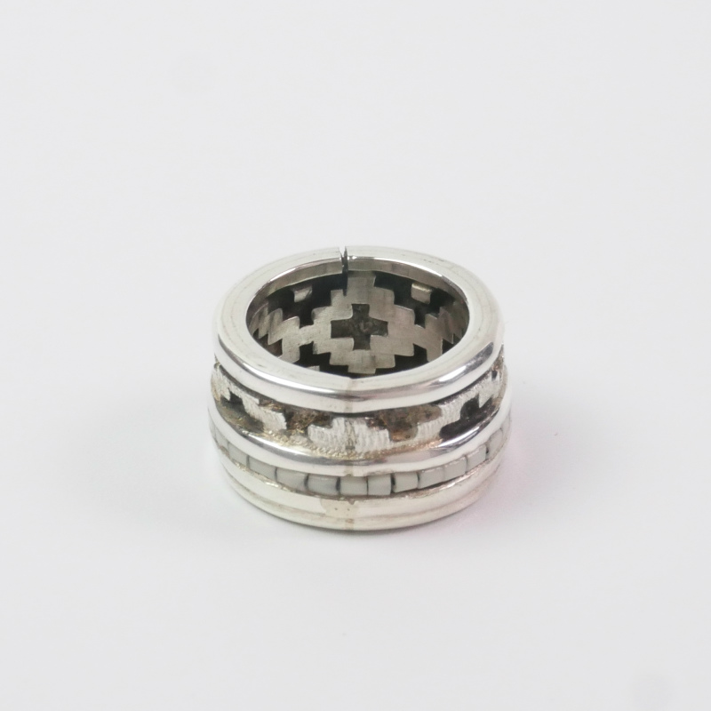 7号 ダンジャクソン ヒシ×ダブルラグ リング｜マライカ公式通販