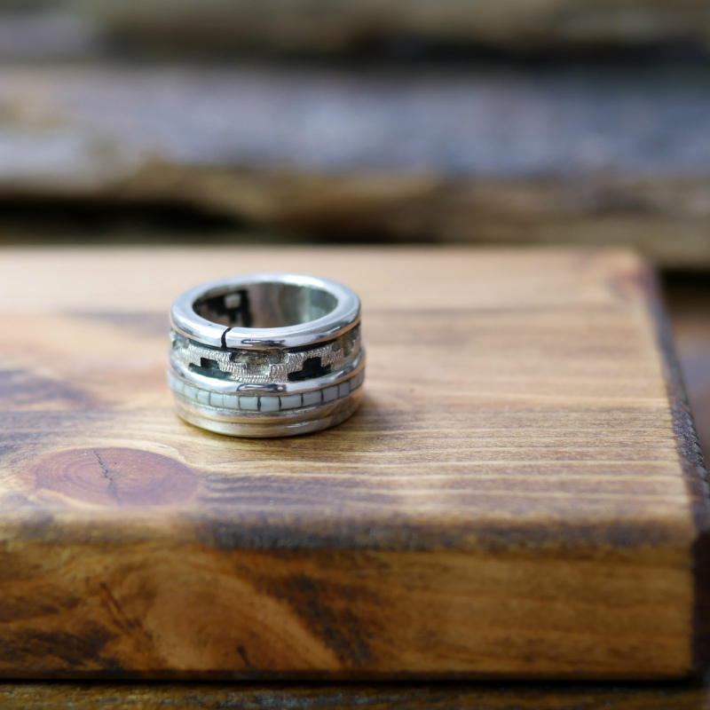 7号 ダンジャクソン ヒシ×ダブルラグ リング｜マライカ公式通販