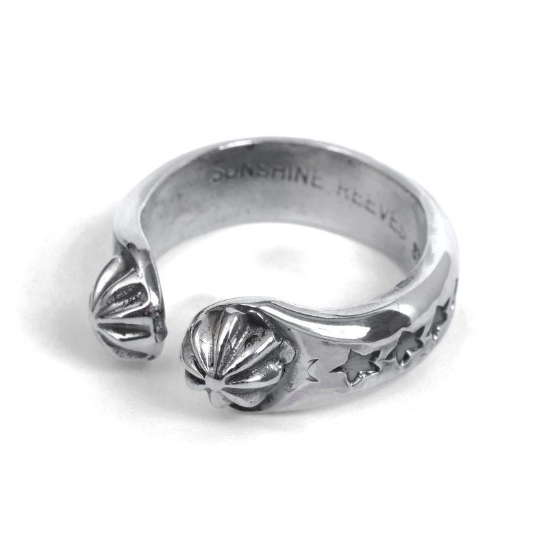 17.5号 サンシャインリーブス コンチョ×スタンプ リング｜マライカ公式通販