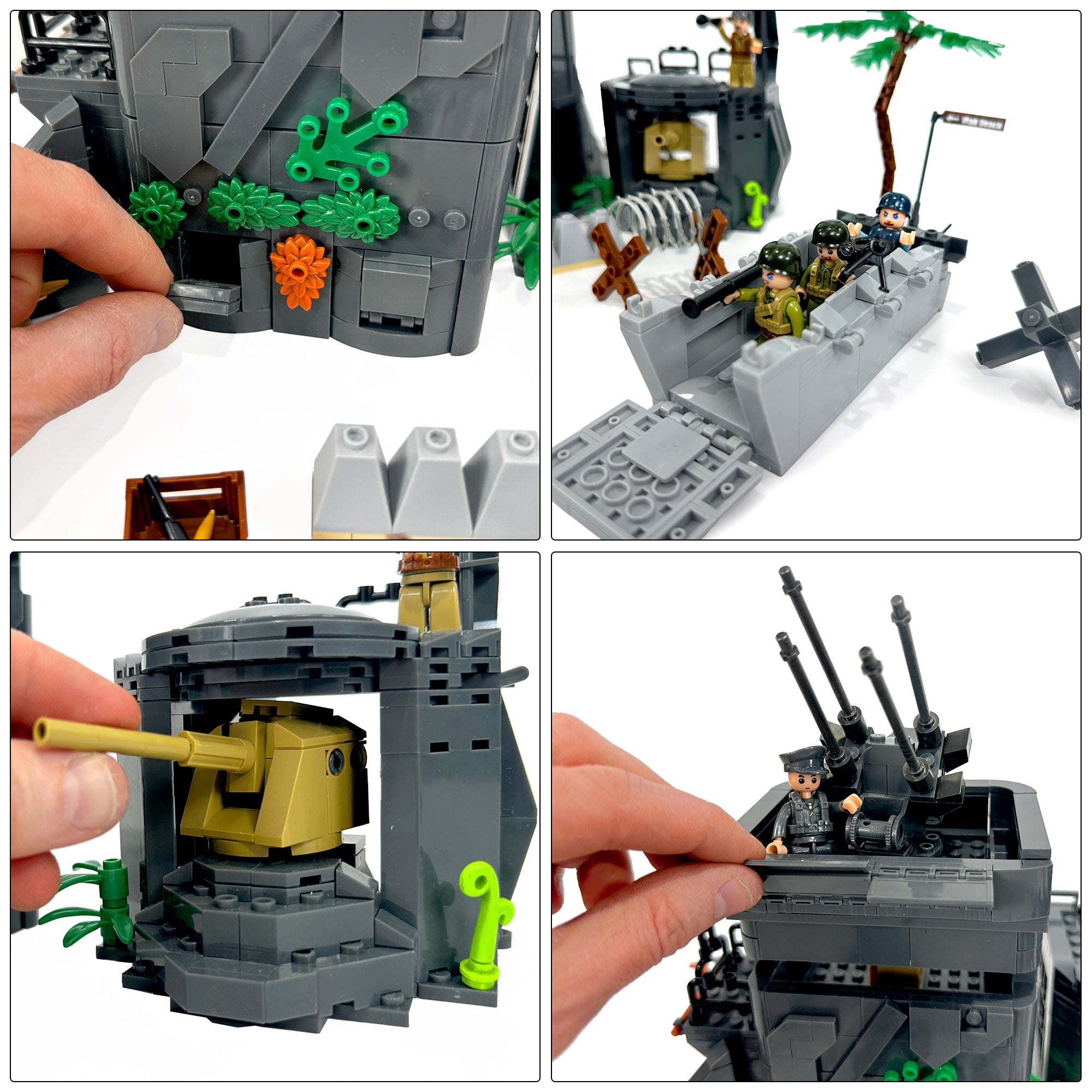 World War II German Atlantic Wall Building Blocks Set | General Jim's