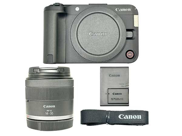 キヤノン ミラーレス一眼カメラ EOS Kiss M ブラック レンズキット(EF