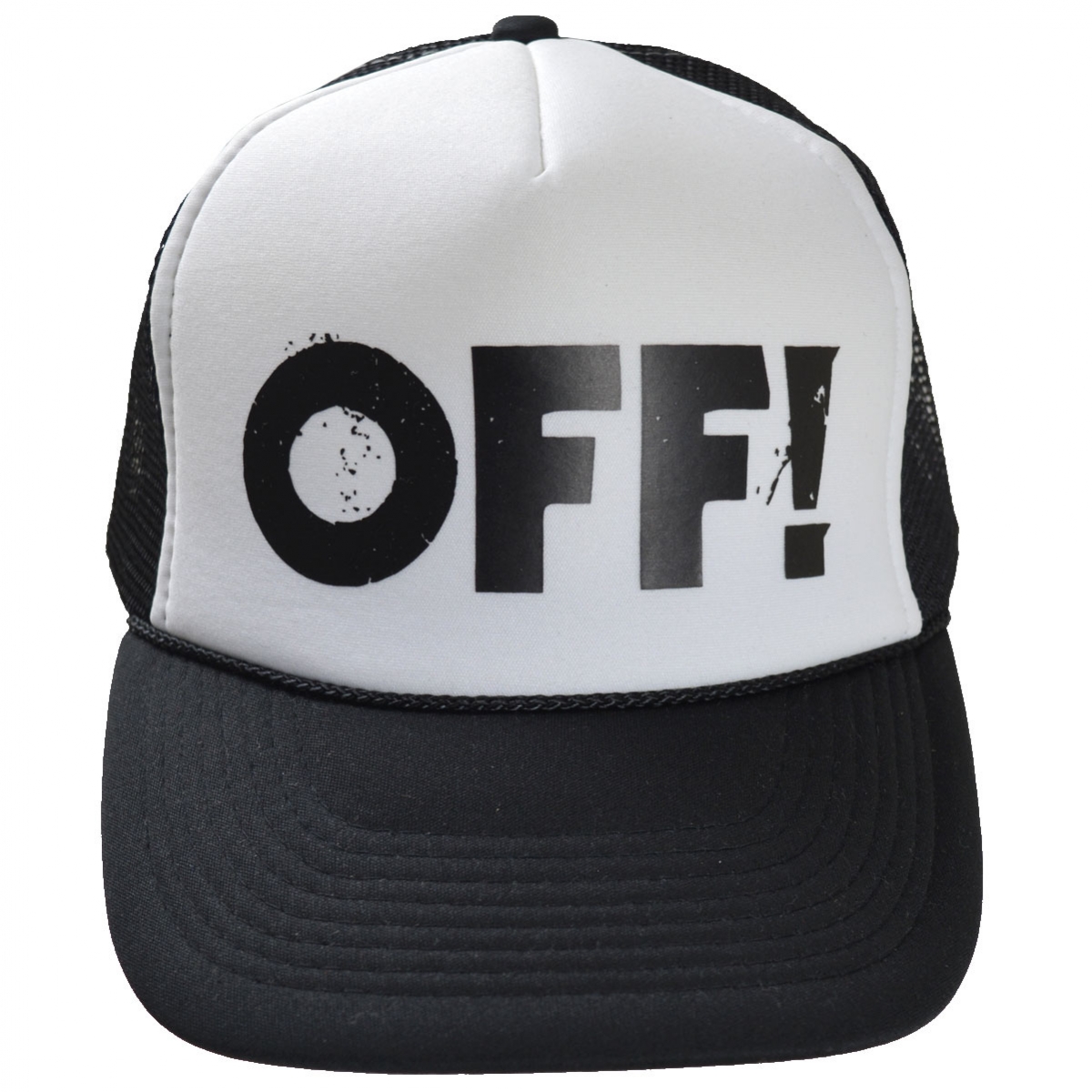 OFF! Logo メッシュキャップ WHITE×BLACK | GEEKHEAD
