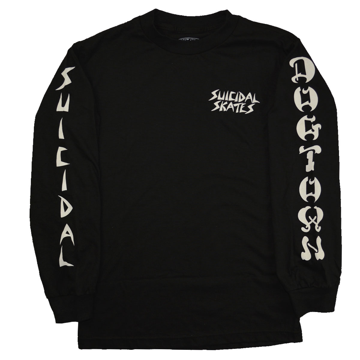 SUICIDAL TENDENCIES × DOGTOWN ロングスリーブ Tシャツ 2 BLACK
