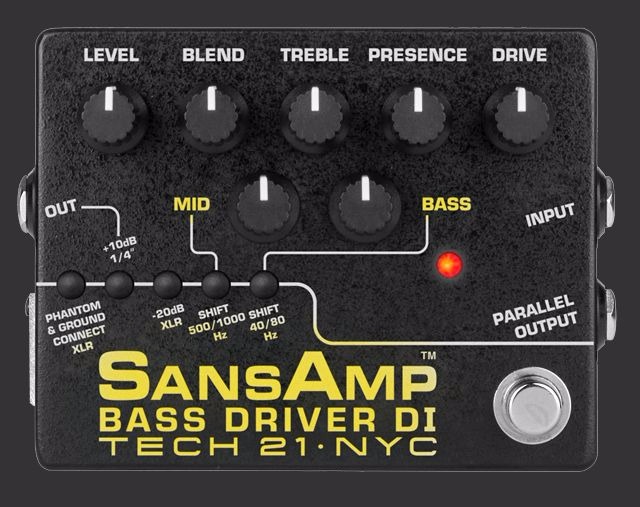 レビュー】TECH21 SansAmp BASS DRIVER DI ver 2 定番プリアンプが