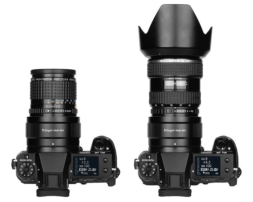 ペンタックス645レンズを富士フイルムGFXに装着！ AFや手ブレ補正が