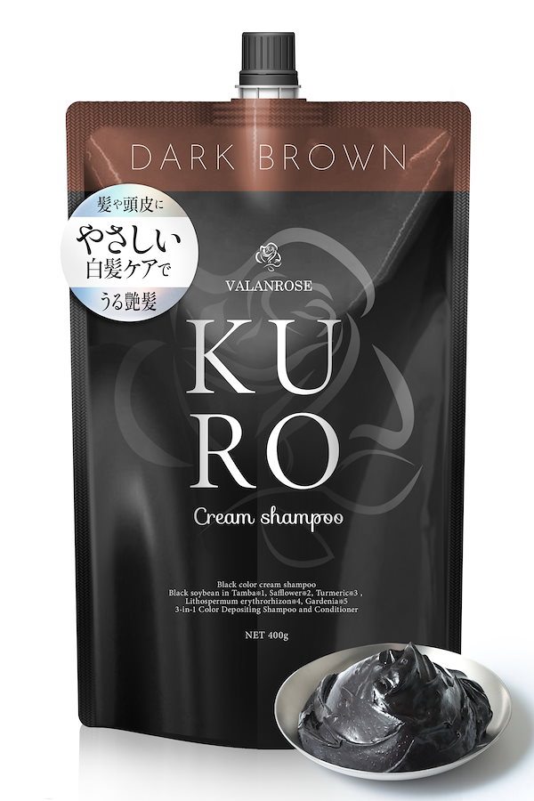 KURO Kuro Natural Black クリームシャンプー 3個セット クリーム