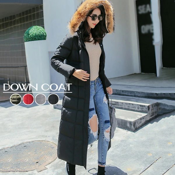 Qoo10] 超ロング ダウンコート レディース きれ