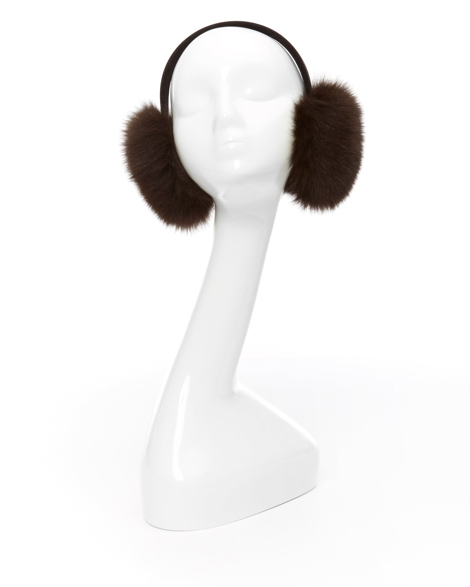 Brown Fox Fur Earmuffs – GK Furs