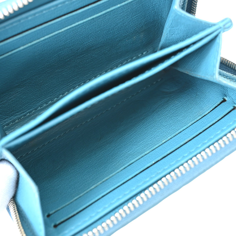 ルイヴィトンジッピーコインパース エキゾチックレザー ブルー