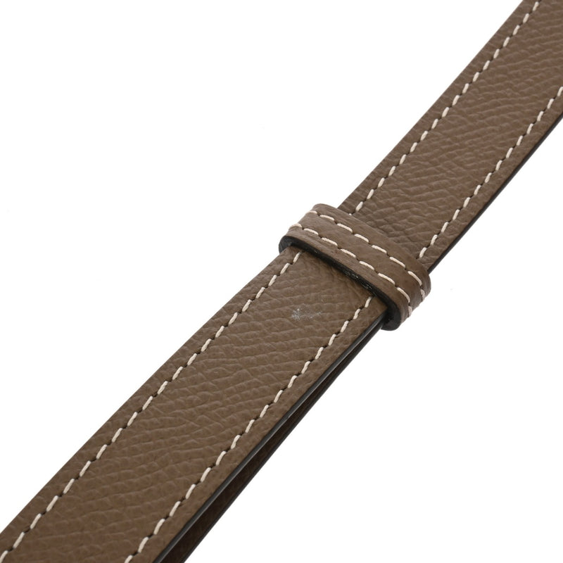 HERMES エルメス ケリー ベルト エトゥープ/ゴールド W刻印(2024年頃