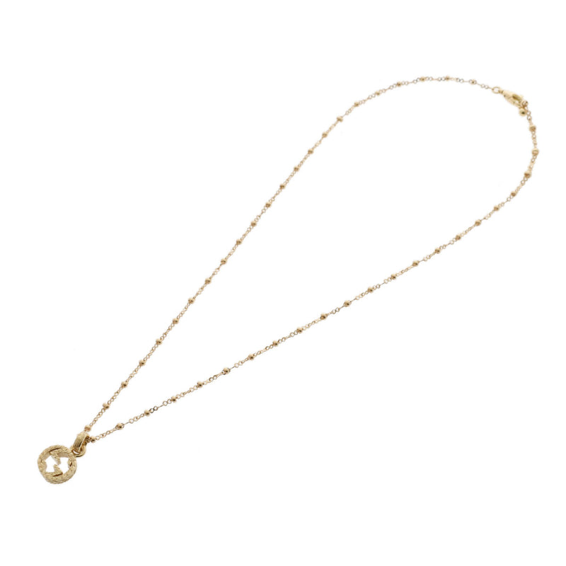 グッチインターロッキングG レディース K18イエローゴールド