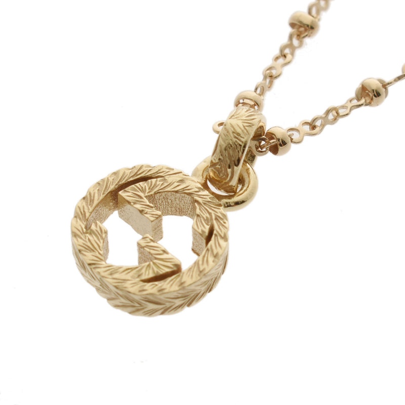 グッチインターロッキングG レディース K18イエローゴールド