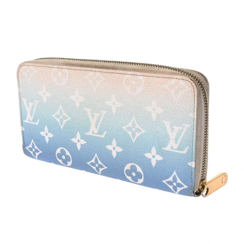 ルイヴィトンジッピーウォレット バイザプール 43032 ブルー/ライト