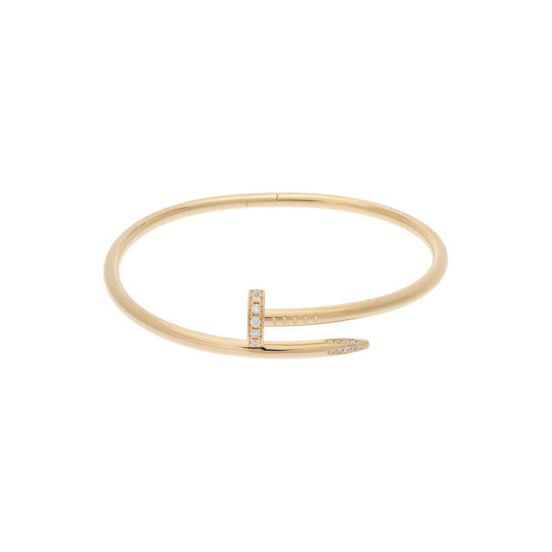 カルティエ ジュストアンクルブレスレット 新型 ダイヤ #19 レディース