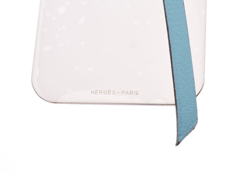 エルメス クロシェットナルシスト ミラー ブルーアトール X刻印 メンズ