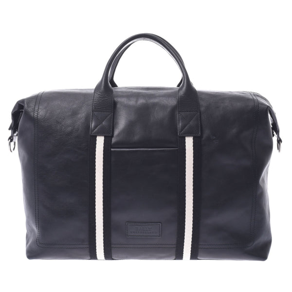 バリー2WAYバッグ 黒 ユニセックス ボストンバッグ BALLY 中古 – 銀蔵