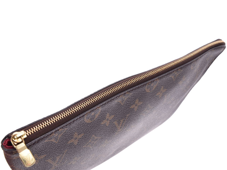 ルイヴィトン モノグラム エテュイヴォワヤージュGM フューシャ M43443