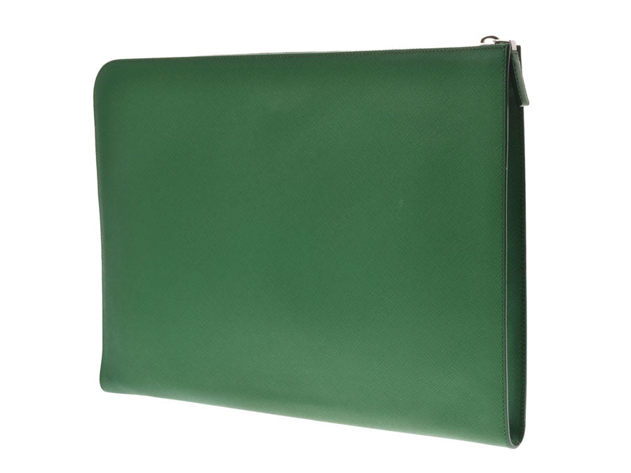 プラダ クラッチバッグ グリーン VR0079 メンズ レディース