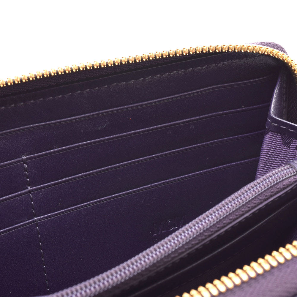 エムシーエムラウンドファスナー長財布 ピンク レディース 長財布 MCM