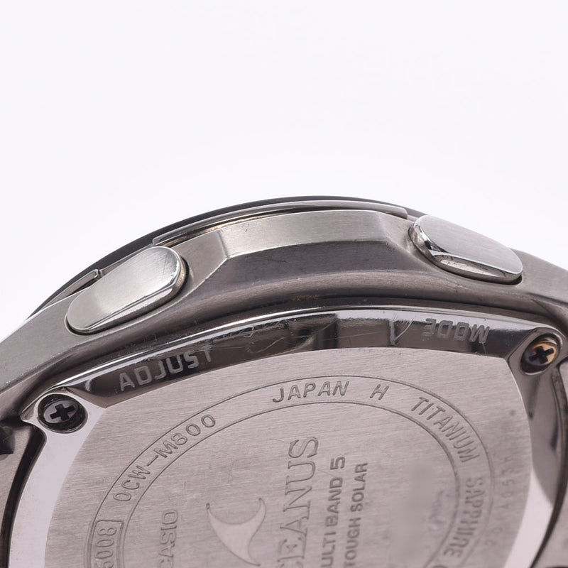 カシオオシアナス タフソーラー メンズ 腕時計 OCW-M800 CASIO 中古