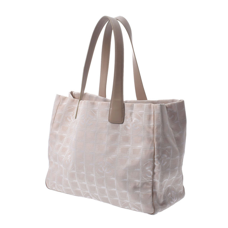 シャネルニュートラベルライン トートMM ベージュ ユニセックス トート