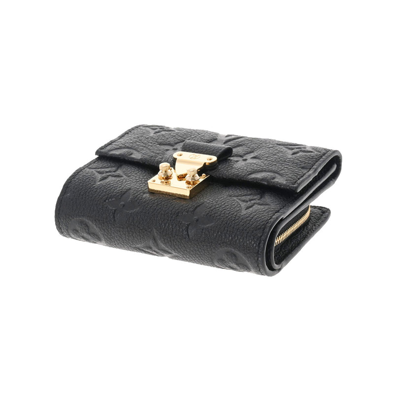 ルイヴィトンポルトフォイユメティス コンパクト 14145 黒 レディース