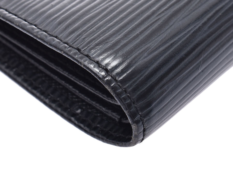 ルイヴィトン エピ ポルトフォイユ コアラ 黒 M58012 メンズ