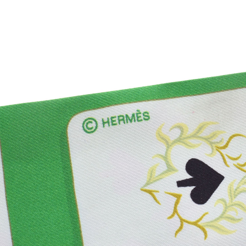 エルメスツイリー 新タグ ジュドーカルト/Jeu De Cartes トランプ柄 緑