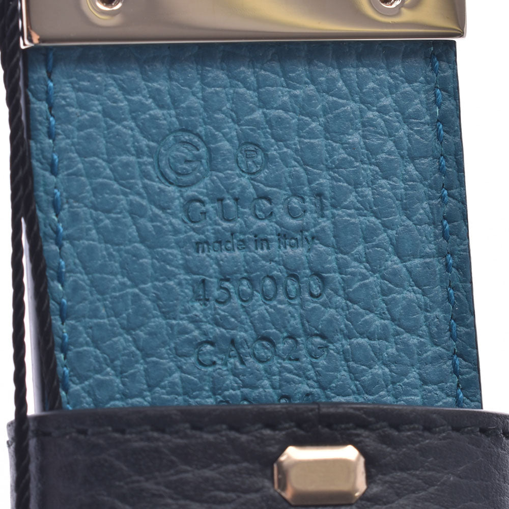 グッチリバーシブル 90cm 黒×青 メンズ ベルト 450000 GUCCI – 銀蔵