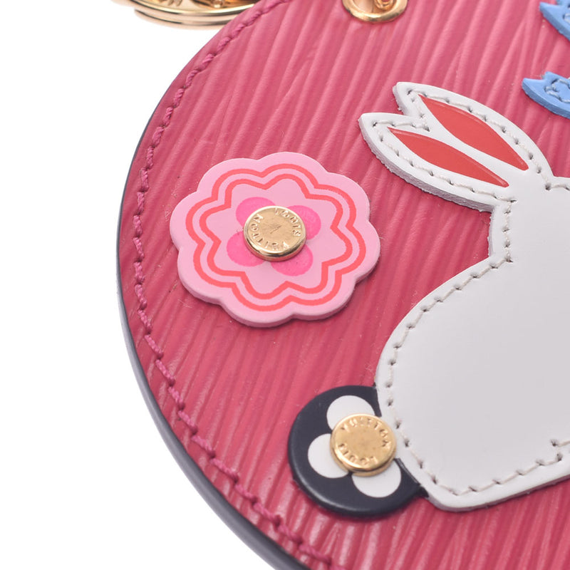 ルイヴィトンウサギモチーフ バッグチャーム 14127 ピンク系/ブラウン