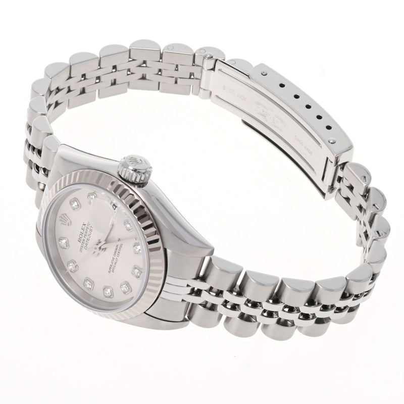 ロレックスデイトジャスト 10Pダイヤ レディース 腕時計 79174 ROLEX